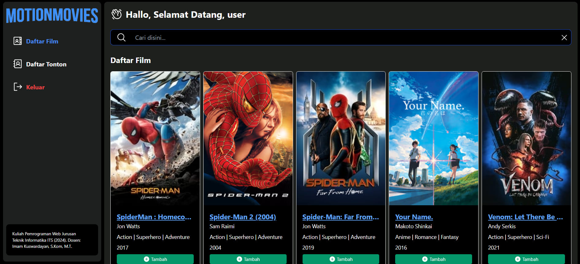 MOTION MOVIES